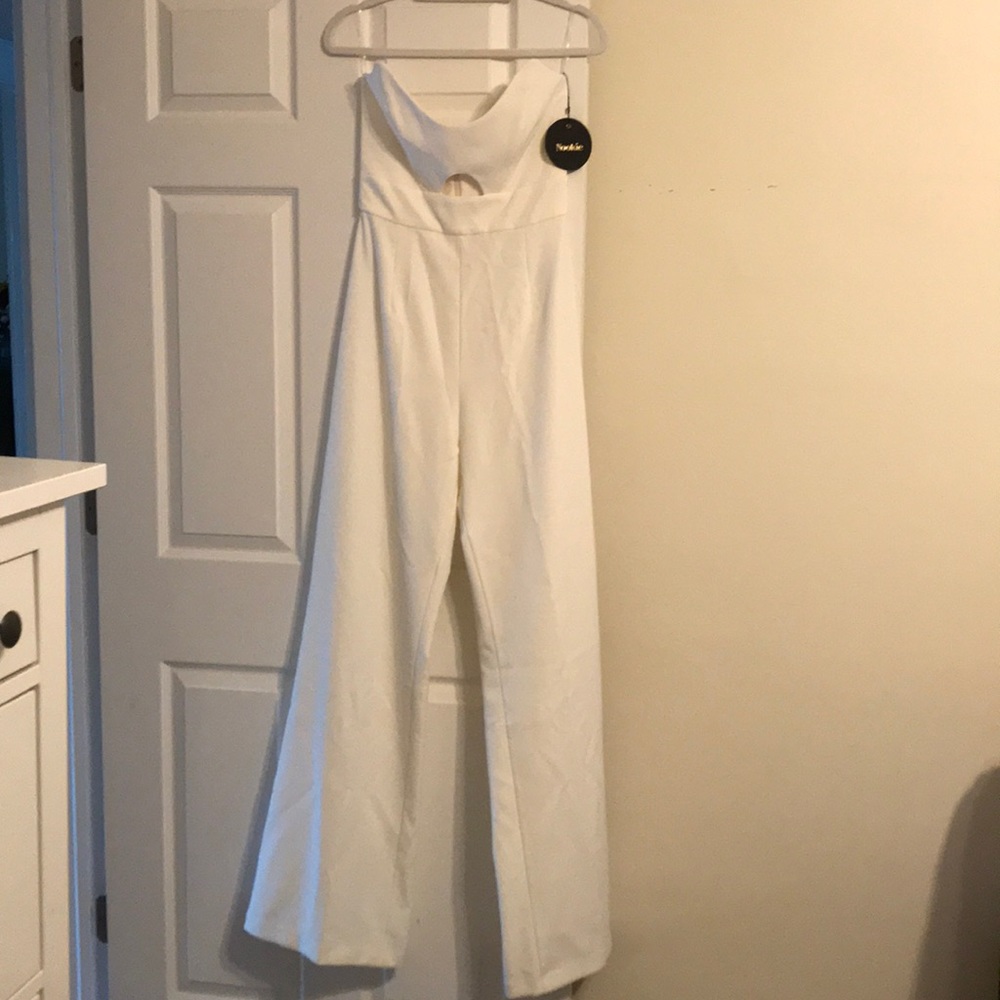 White nookie jumpsuit